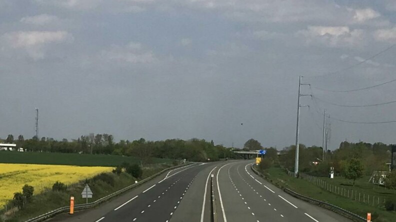 Sur l'A11, dans l'Eure-et-Loir.