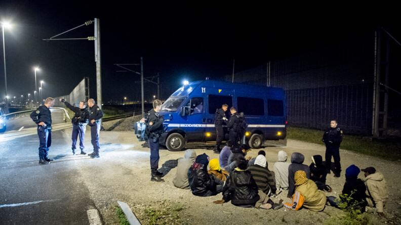 EGM engagés à Calais dans la sécurisation du site