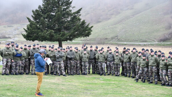 Du 24 au 26 mars, au Peloton de gendarmerie de haute-montagne (PGHM) de Pierrefitte-Nestalas, dans les Hautes-Pyrénées, s’est déroulé le « raid parrain » des 418e et 417e promotions de l’École de gendarmerie de Montluçon.