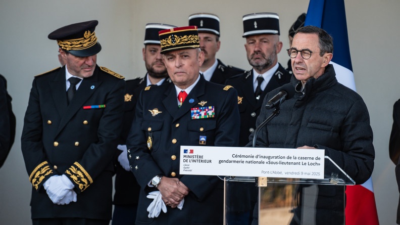 Agrandir l'image Discours du Ministre de l'Intérieur.