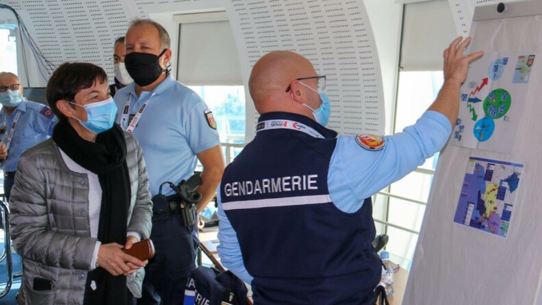 Au PCO, les responsables du dispositif ont une vision sur l'ensemble de la manoeuvre