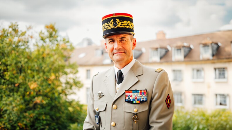 Le g&eacute;n&eacute;ral de division (AdT) Fran&ccedil;ois-Xavier Poisbeau.