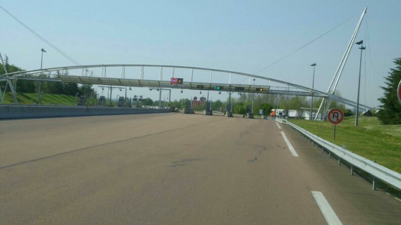 Sur l'A77...
