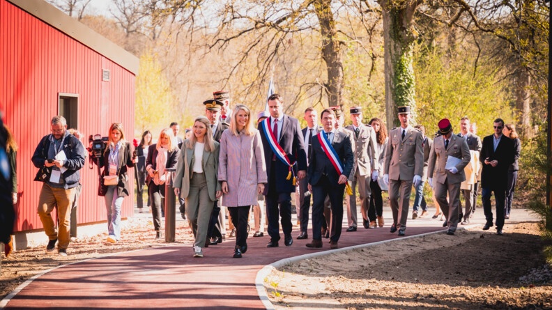 Agrandir l'image Inauguration du village des blessés au CNSD