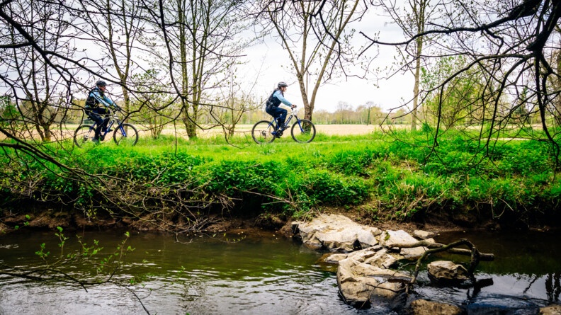 gendarme à vélo