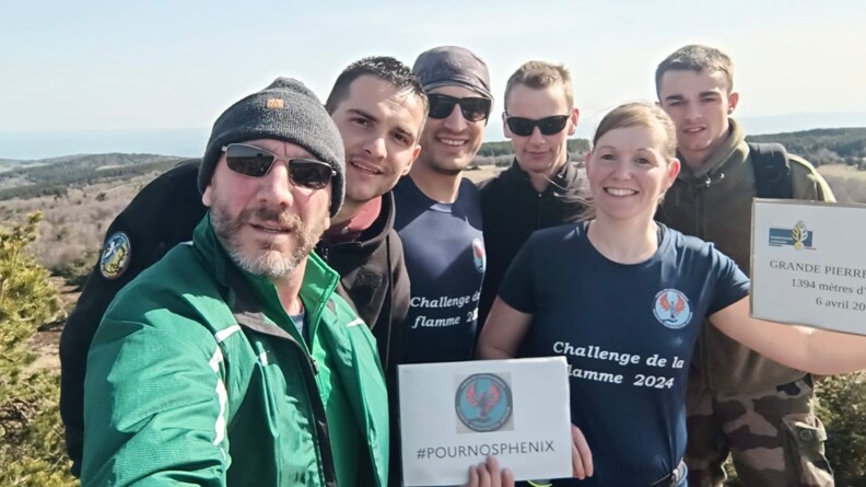 Photo de groupes de coureurs pour le challenge Phénix.