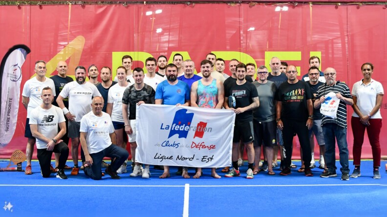 Agrandir l'image Les participants du tournoi de Padel de Strasbourg