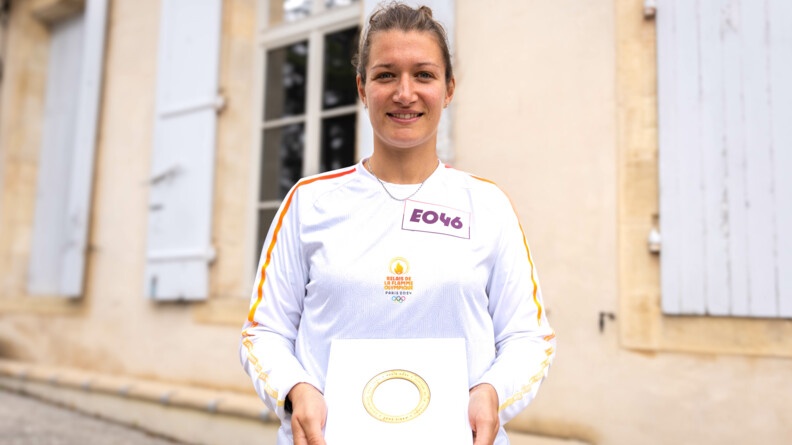 Anneau remis à chaque porteur de la Flamme pour immortaliser leur engagement.