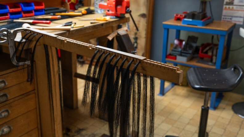 Confection de crini&egrave;re de cheval