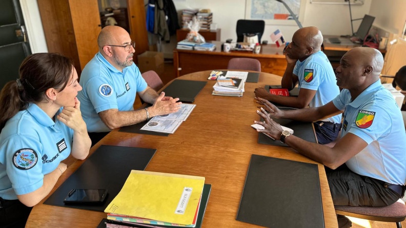 Immersion de gendarmes congolais