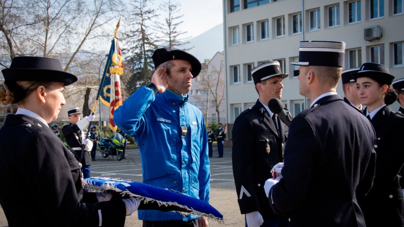 Hommage de la gendarmerie à ses héros en Haute-Savoie.