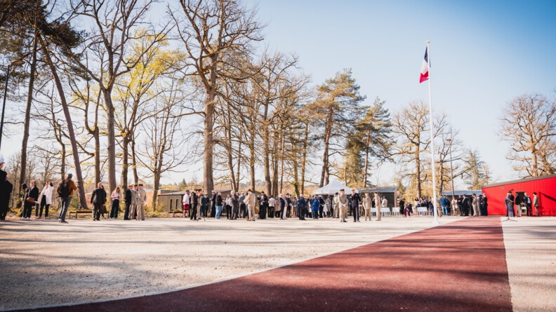 Agrandir l'image Inauguration du village des blessés au CNSD