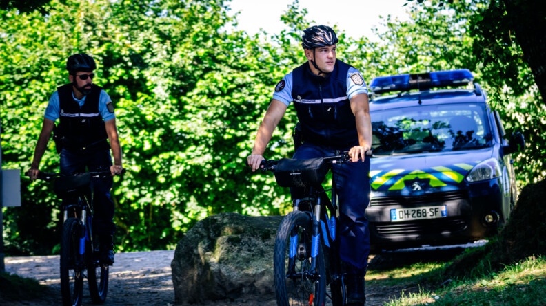 Patrouille en VTT pour la BTAC de Sizun