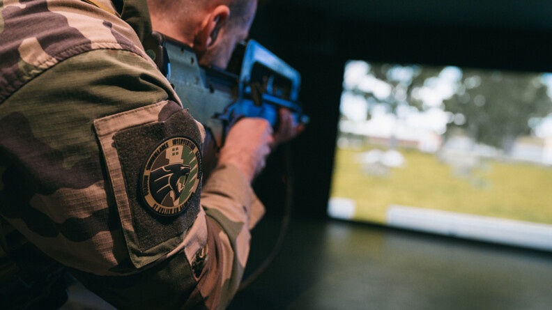 Zoom sur un gendarme du PSIG de St Julien en Genevois