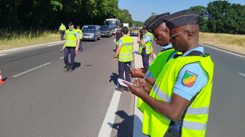 Immersion de gendarmes congolais