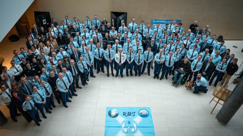 Les gendarmes vu de haut