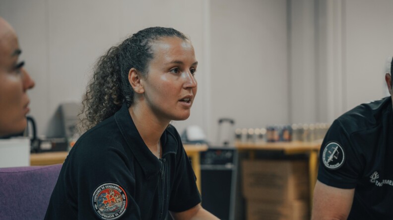Marine, 23&nbsp;ans, gendarme depuis deux ans, affect&eacute;e &agrave; la CGD de Villefranche-de-Lauragais, projet&eacute;e &agrave; Mayotte avec la CdM d&eacute;ploy&eacute;e sur Petite-Terre