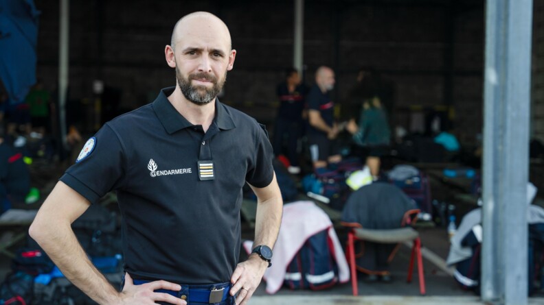 Le lieutenant-colonel Warren Goupil, chef du Groupe d'appui opérationnel à Mayotte.