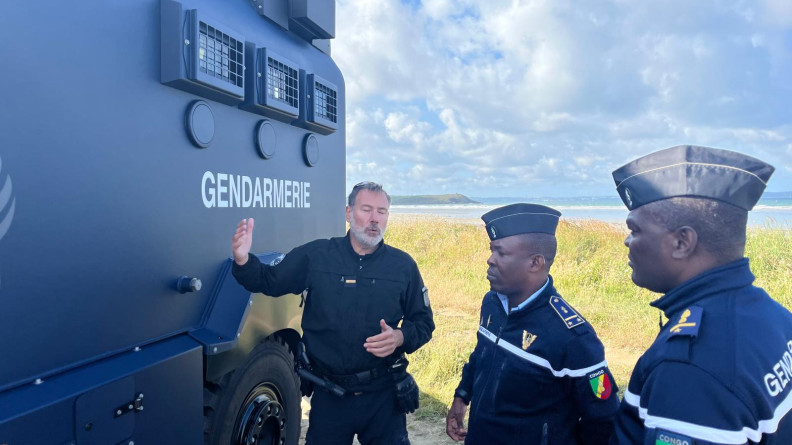 Immersion de gendarmes congolais