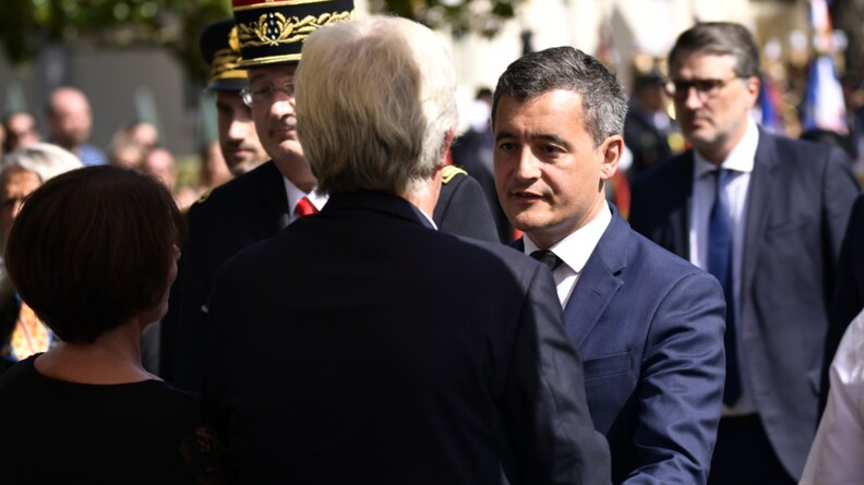 Le ministre de l'Intérieur, Gérald Darmanin, et le général d'armée Christian Rodriguez, directeur général de la gendarmerie nationale, ont échangé avec les parents de la major Mélanie Lemée.