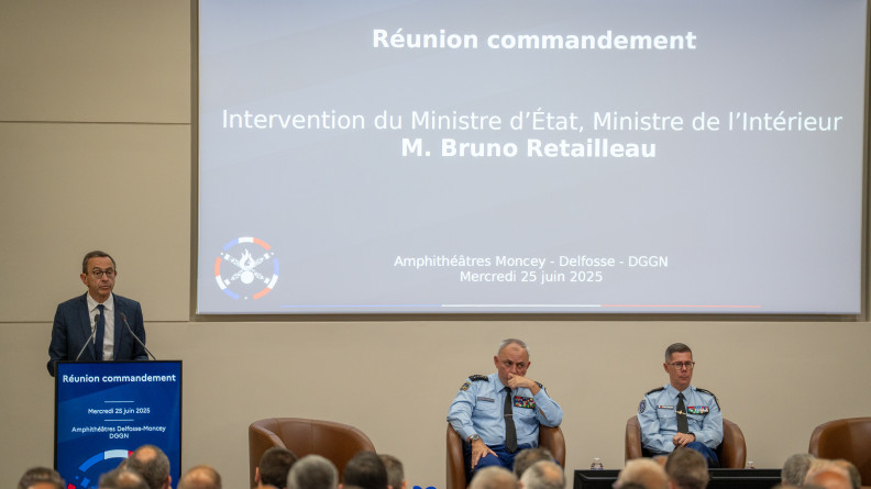 Intervention du ministre de l’Intérieur lors du séminaire commandement