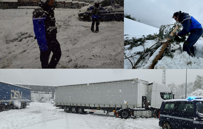 Agrandir l'image Gendarmes engagés en Savoie.