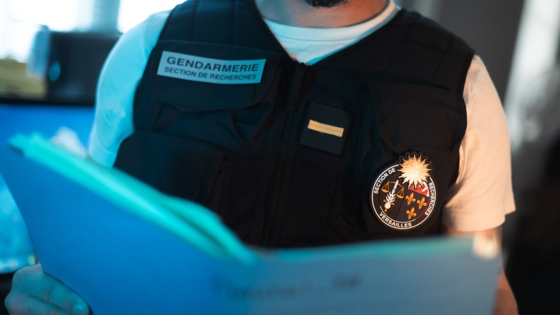 Gendarme de la Section de recherches de Versailles
