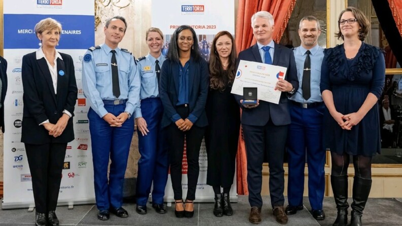 Remise du prix Territoria Or dans la catégorie « Unicef - Action en faveur des enfants et des adolescents » en décembre 2023.