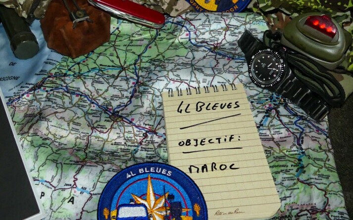 Agrandir l'image Carte du parcours du 4L Trophy