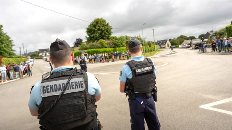 Deux gendarmes départementaux en surveillance générale engagés sur le dispositif à Plumelec