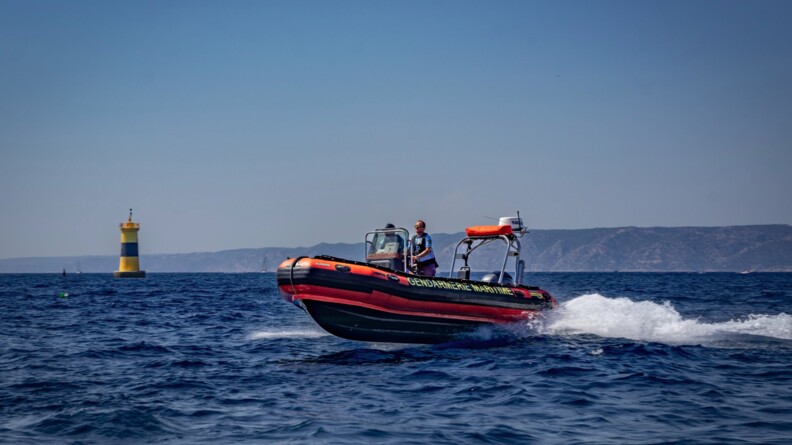 Bateau de la GMAR engagé à Marseille.