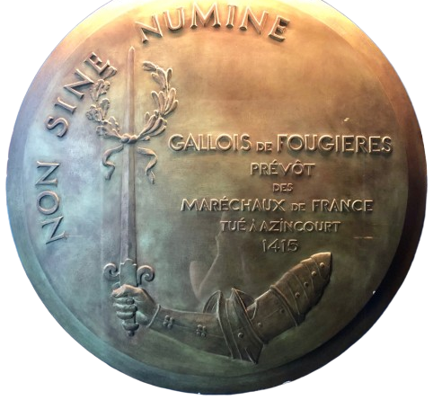 Agrandir l'image Moulage du bouclier de bronze à la gloire du gallois de fougières.png