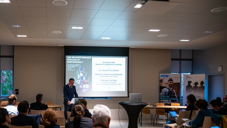 Agrandir l'image colloque 20 octobre 2023 Une sécurité publique efficace et responsable ? melun musée de la gendarmerie