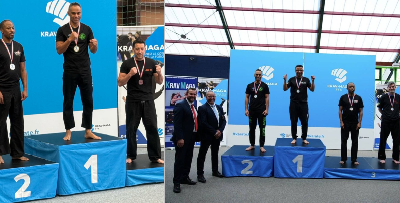 Agrandir l'image L'adjudant Lanto sur le podium
