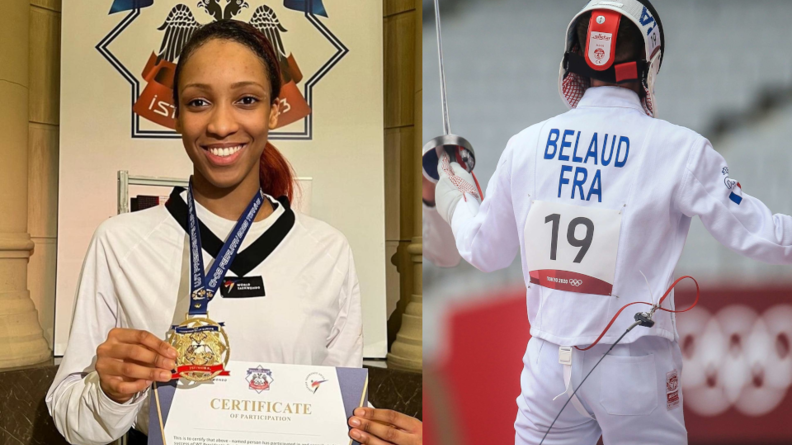 Agrandir l'image Althéa Laurin et Valentin Belaud, sportifs de haut niveau de la Défense - Gendarmerie