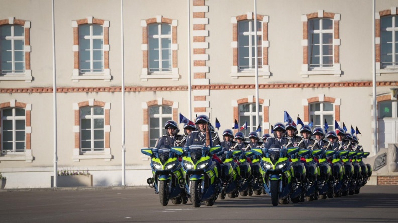 Carrousel de motocyclistes