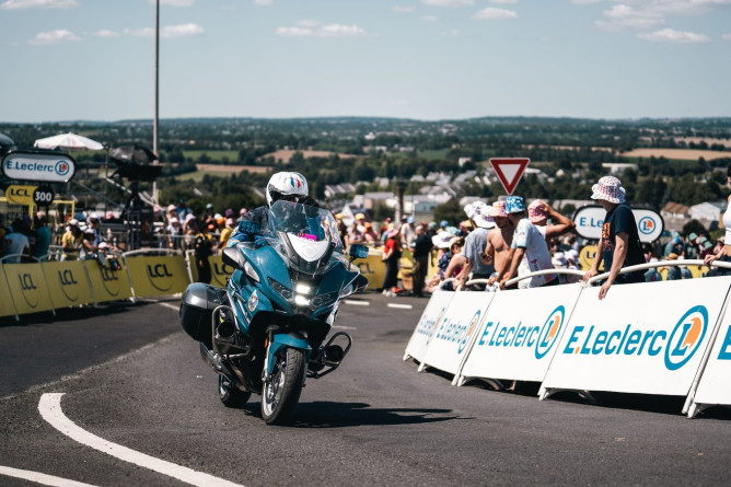 Motocycliste de la Garde r&eacute;publicaine.