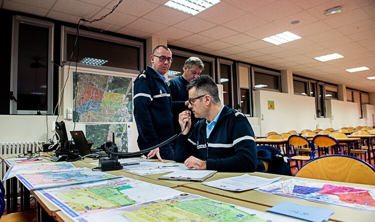cartes élaborées par le Système de cartographie de crise