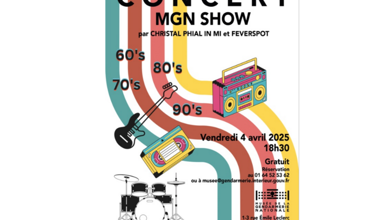 Agrandir l'image Affiche du concert.