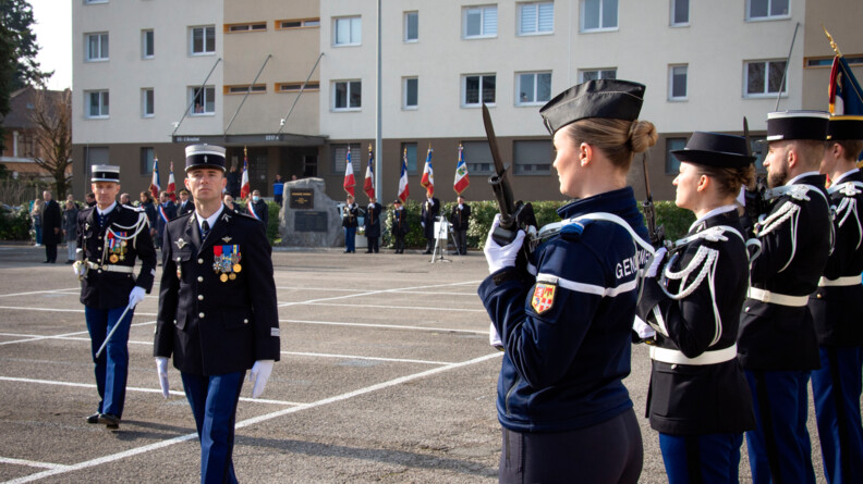 Hommage de la gendarmerie à ses héros en Haute-Savoie.