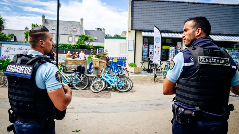 Patrouille mixte GD GM sur l'Île de Batz
