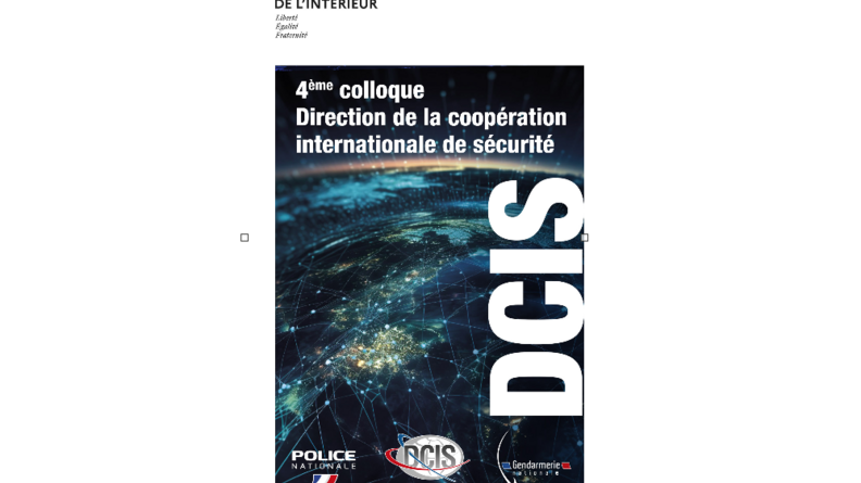 Affiche du 4e colloque de la DCIS.