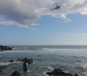 Verbalisation d'un surfeur sur le littoral méditerranéen.