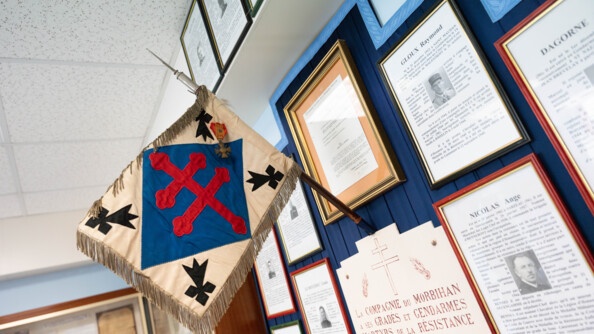 Fanion de la Compagnie de gendarmerie du Morbihan