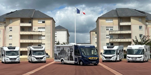 Les camping-cars affectés à la gendarmerie.
