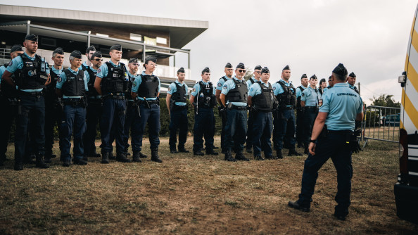 Gendarmes sécurisent 24h du Mans