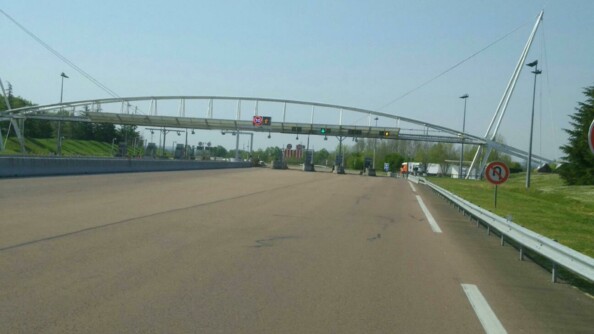 Sur l'A77...