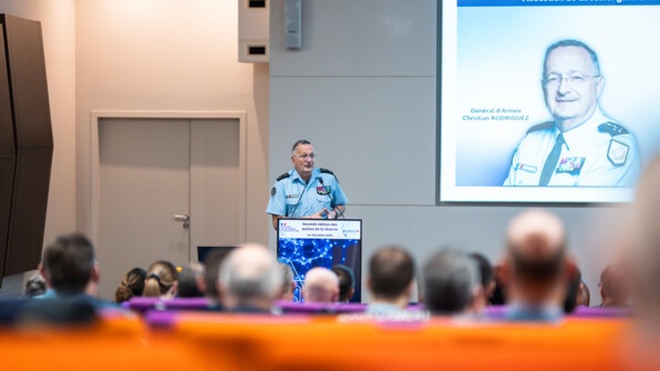 Intervention du général d'armée Christian Rodriguez, Directeur général de la gendarmerie nationale aux Assises de la réserve cyber.