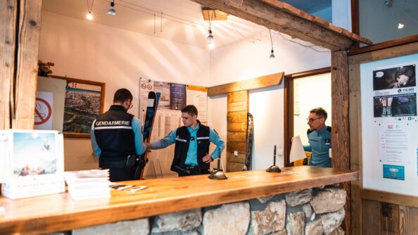 Trois gendarmes dans la brigade de Val d'Isère