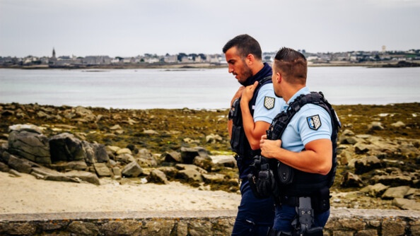Patrouille mixte GD GM sur l'Île de Batz